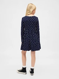 Kids Jersey Square-Neck Dress