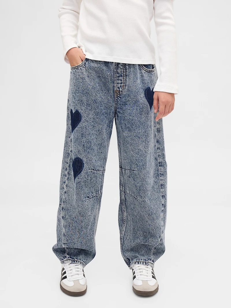Kids Easy Barrel Jeans
