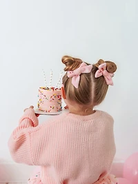 Sweet Wink Sprinkle Bow Clip Set