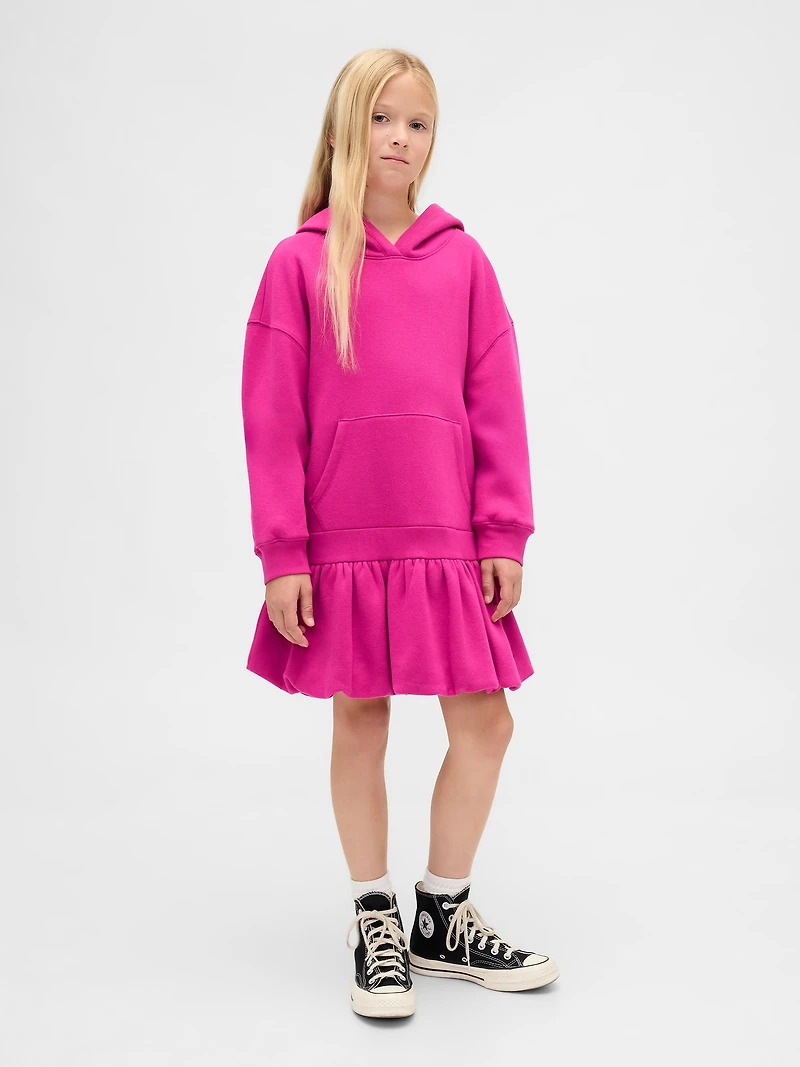Kids Oversized Hoodie Sweatshirt Dress