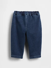 Baby Knit Pull-On Bow Barrel Jeans