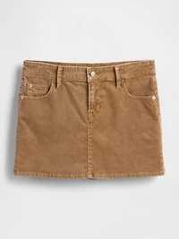 Corduroy Mini Skirt