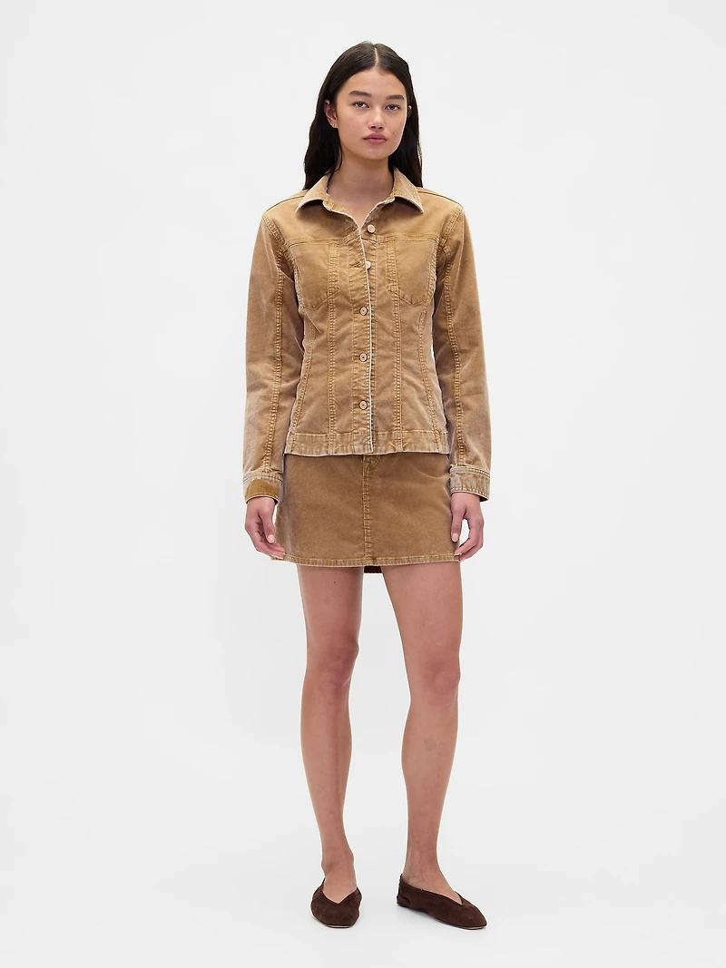 Corduroy Fitted Jacket