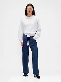 Low Rise Drawcord '90s Loose Jeans