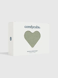 Comfy Cubs Muslin Fitted Crib Sheet