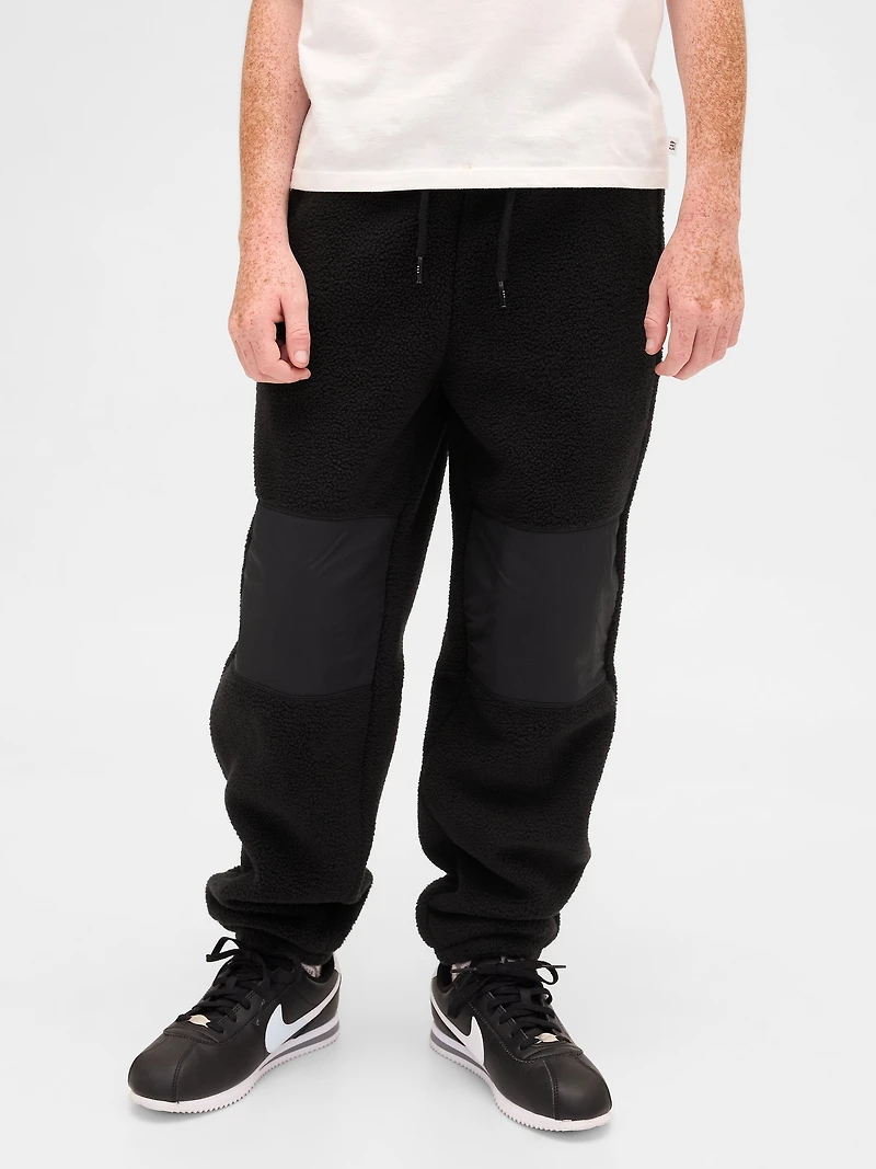 Kids Relaxed Sherpa Joggers