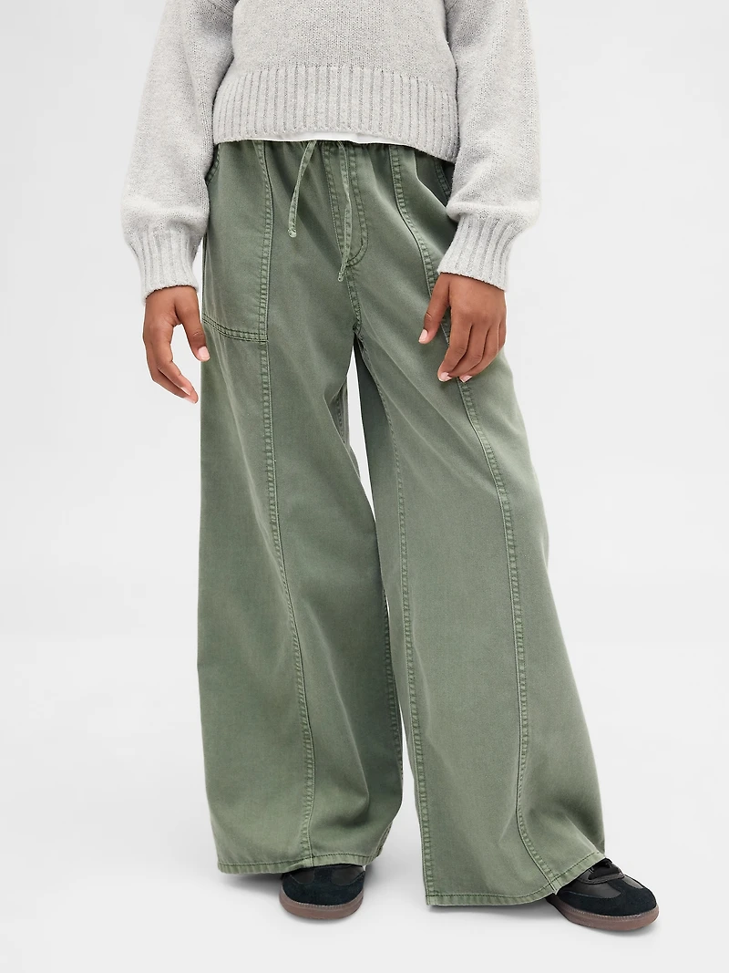 Kids Twill Baggy Pants