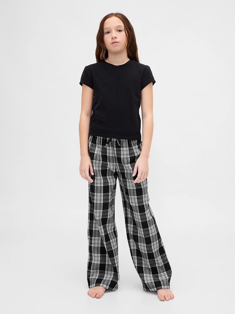 Gap × Disney Tim Burton’s The Nightmare Before Christmas Kids Skull Flannel PJ Pants