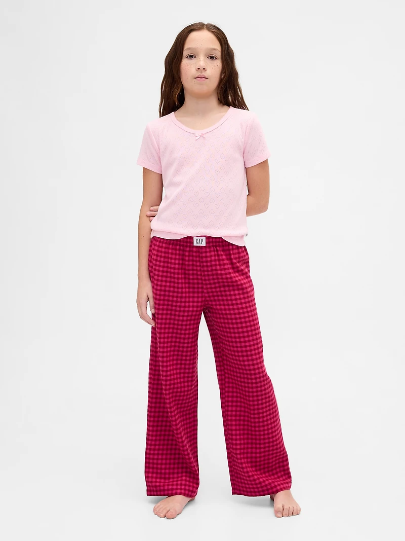 Kids Recycled Flannel PJ Pants