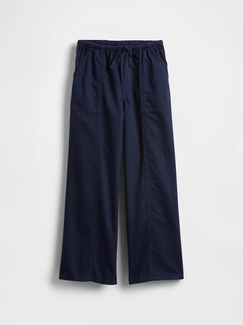 Kids Uniform Easy Wide-Leg Pants
