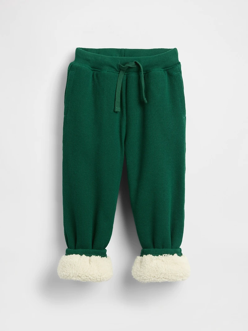 Baby & Toddler Sherpa-Lined Thermal Joggers