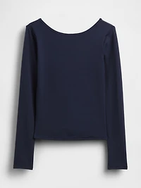 GapFit Smooth Boatneck T-Shirt