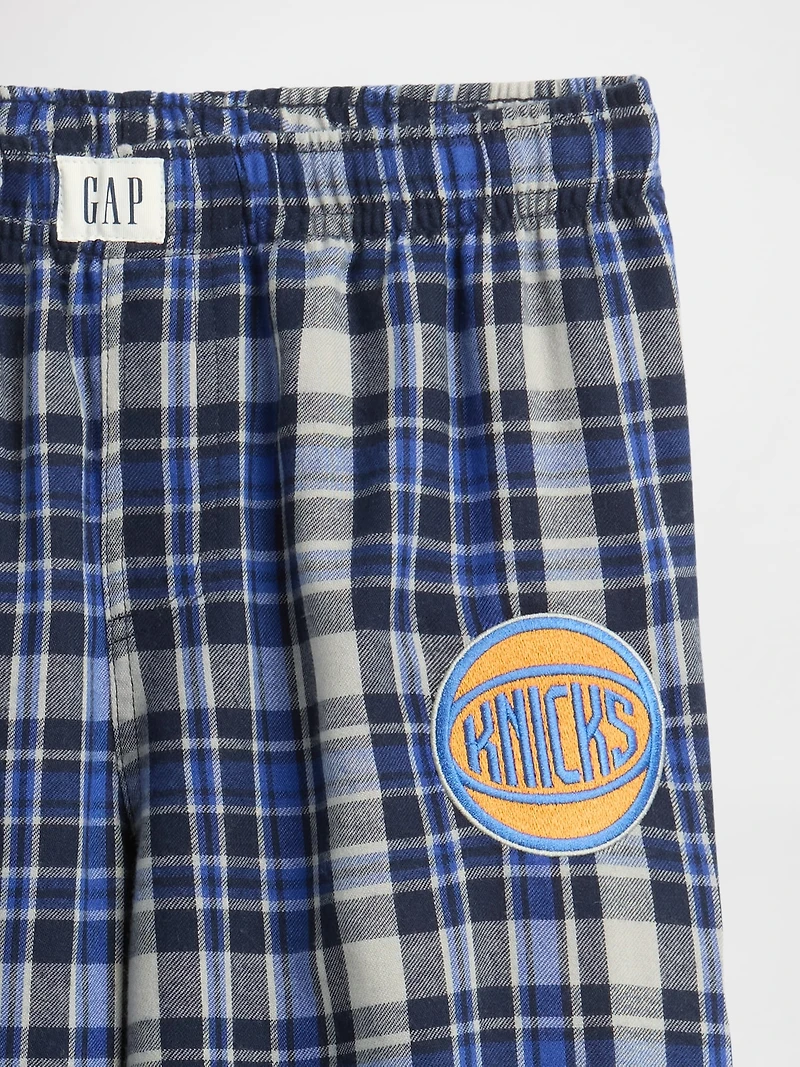 Kids NBA New York Knicks Recycled Flannel PJ Pants