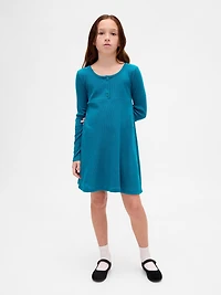 Kids Rib Henley Dress