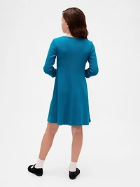 Kids Rib Henley Dress