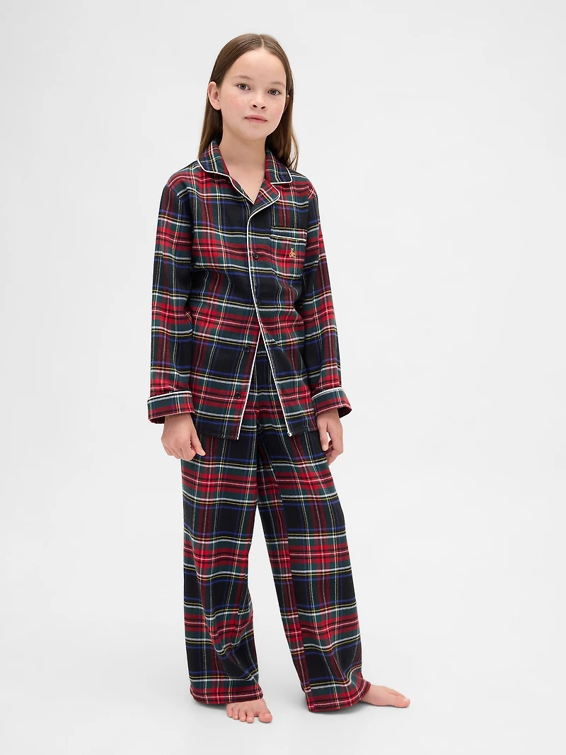 Kids Recycled Flannel PJ Set