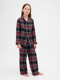 Kids Recycled Flannel PJ Set