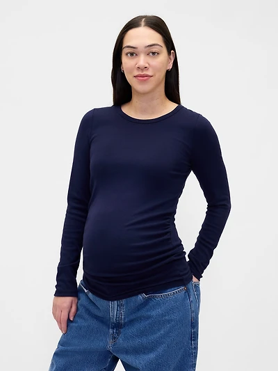 Maternity Modern Crewneck T-Shirt