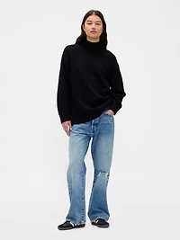 100% Cotton Oversized Mockneck Sweater