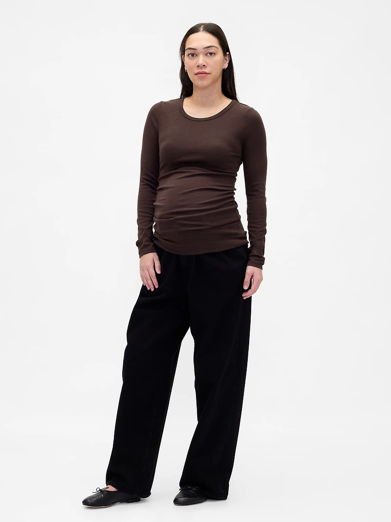Maternity Modern Crewneck T-Shirt