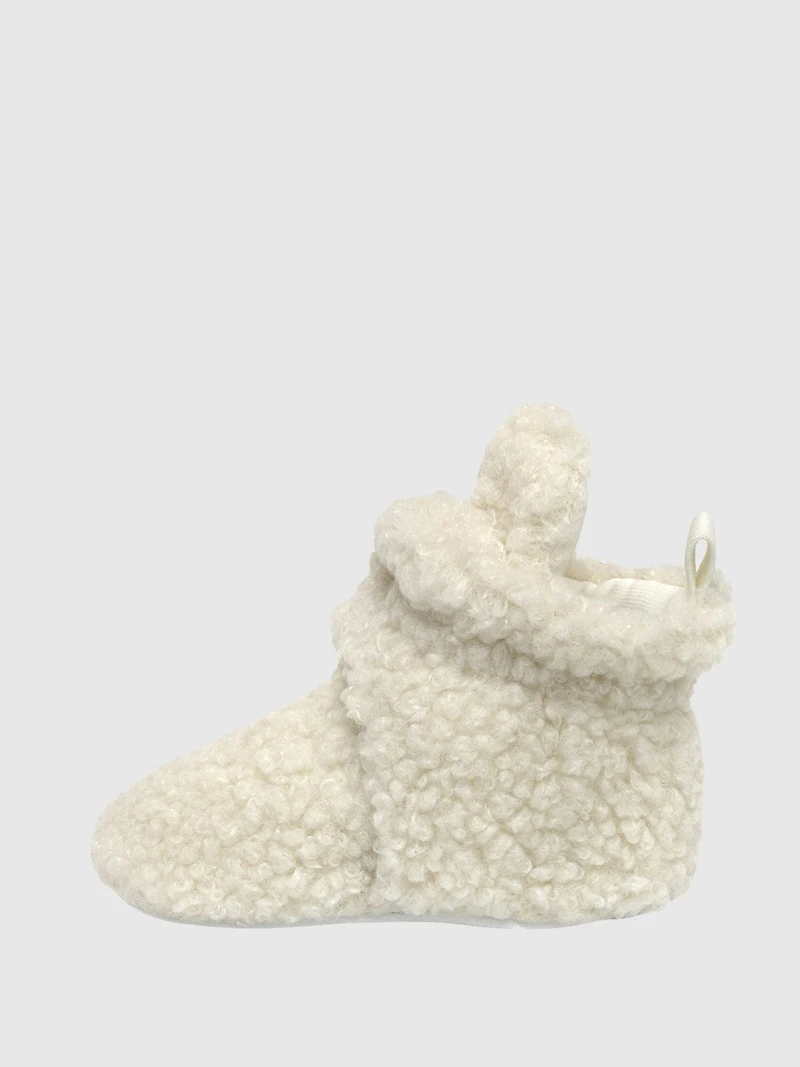 Robeez Baby Sherpa Snap Booties