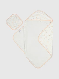 Bamboo Little Bunny Hooded Towel Set