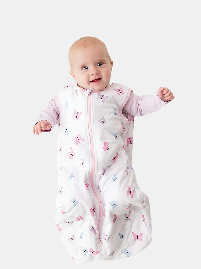 Bamboo Little Butterfly Sleep Sack 0 to 12 Months