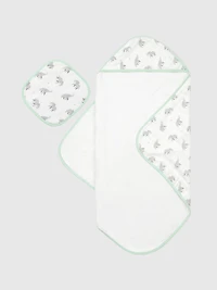 Bamboo Little Elephant Hooded Towel Set