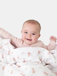 Bamboo Little Bunny Baby Blanket