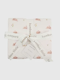 Bamboo Little Bunny Baby Blanket