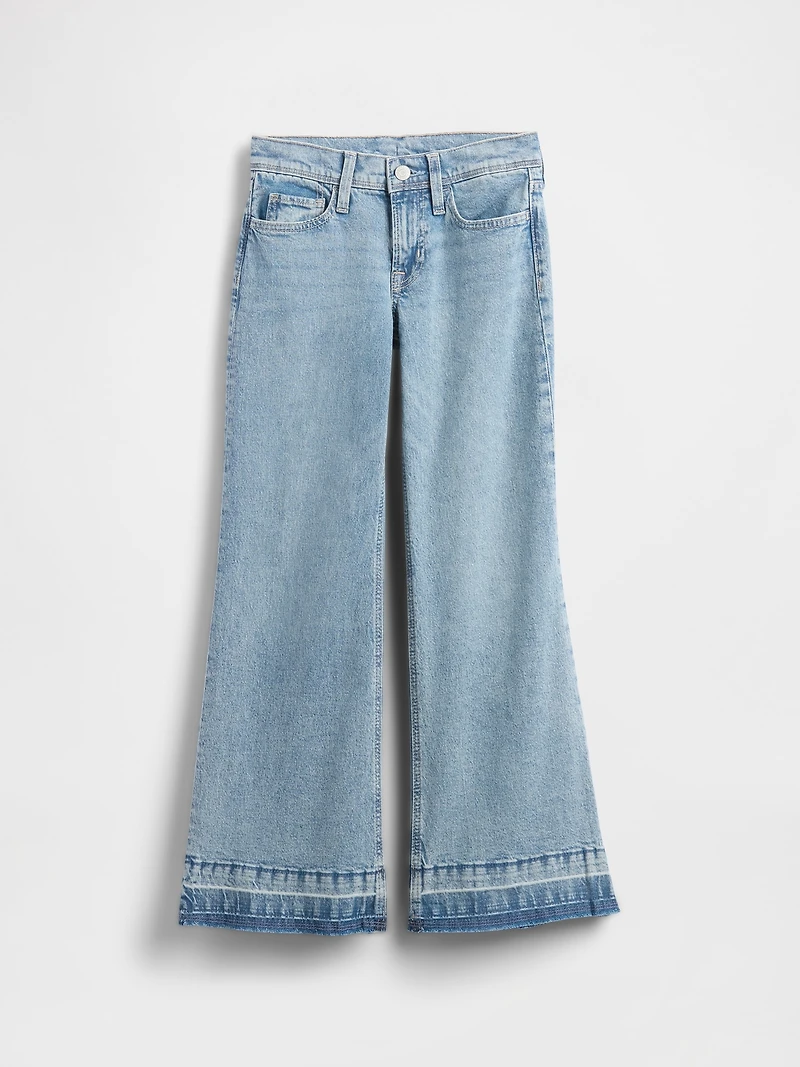 Kids Low Rise Relaxed Flare Jeans