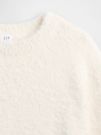 Kids Eyelash Crewneck Sweater