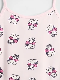 Kids Snoopy Recycled Tank PJ Set