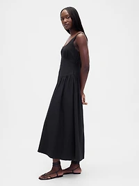 Shirred Maxi Dress