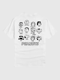 Peanuts Snoopy And Friends Faces Short Sleeve T-Shirt