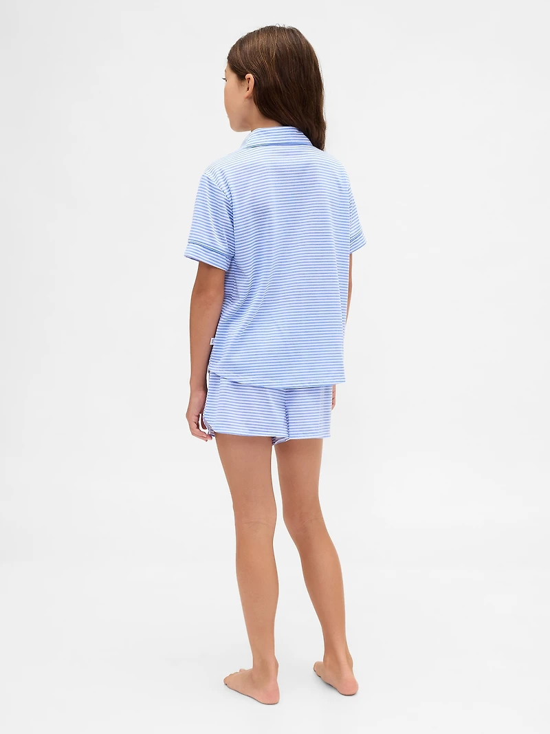 Kids Recycled PJ Short Set