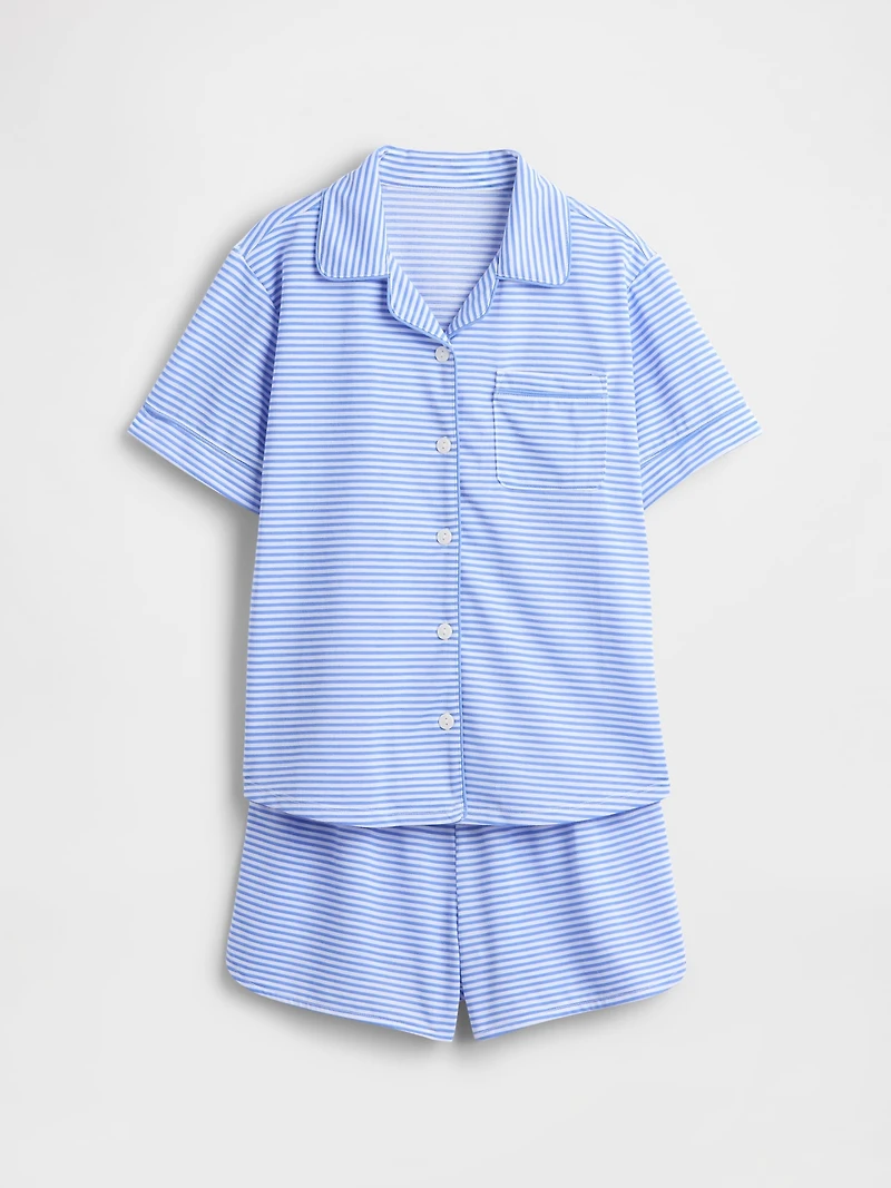 Kids Recycled PJ Short Set