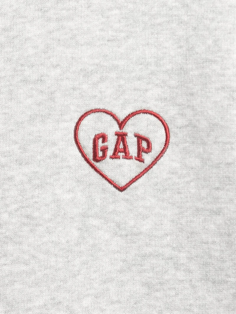 Kids Oversized Ruffle Collar Logo Sweatshirt Dress