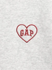 Kids Oversized Ruffle Collar Logo Sweatshirt Dress