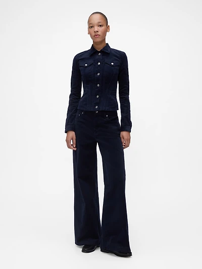 GapStudio Low Rise Corduroy Wide-Leg Pants