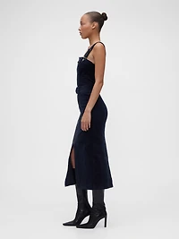 GapStudio Corduroy Belted Midi Dress