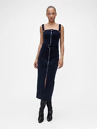 GapStudio Corduroy Belted Midi Dress