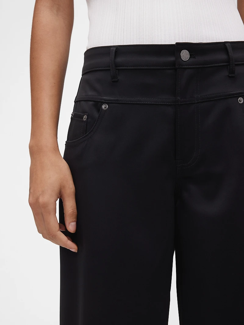 GapStudio Low Rise Satin Baggy Pants
