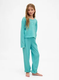 Kids Recycled Waffle PJ Set