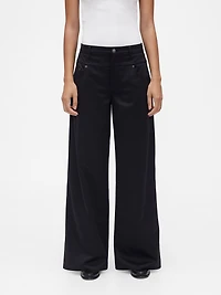 GapStudio Low Rise Satin Baggy Pants