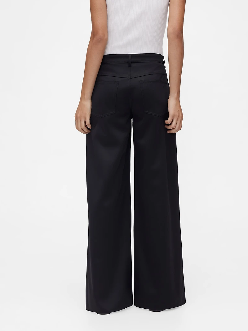 GapStudio Low Rise Satin Baggy Pants