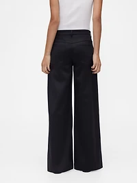 GapStudio Low Rise Satin Baggy Pants