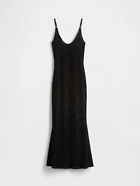 GapStudio Burnout Velvet Leopard Slip Dress