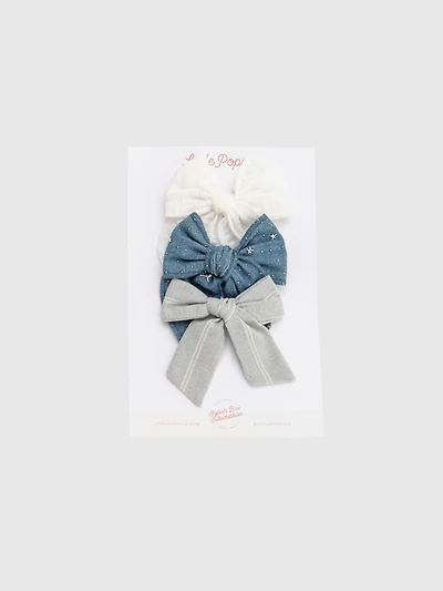 The Jane Bow Clip Set