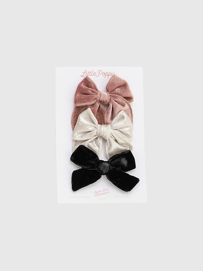 The Celeste Bow Clip Set
